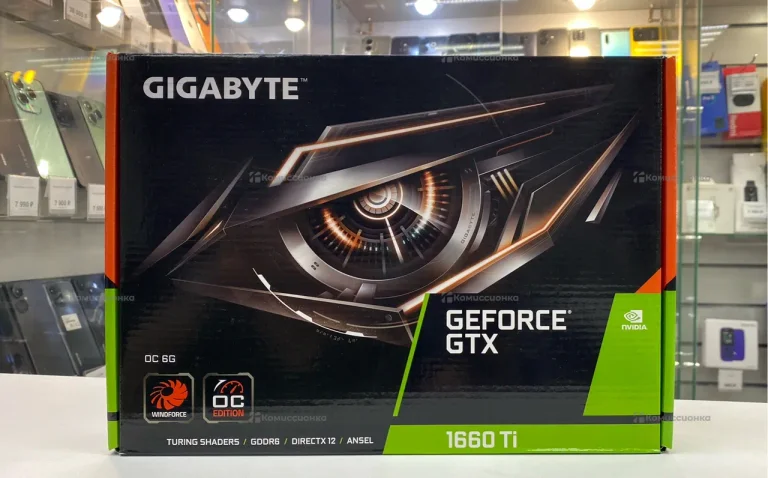 Видеокарта Gigabyte GeForce 1660Ti 6 ГБ
