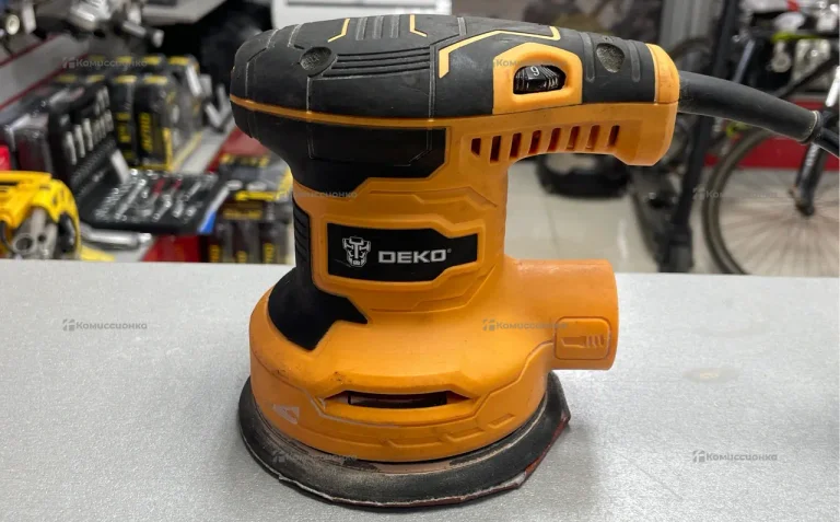 Эксцентриковая шлифмашина сетевая DEKO DKG400-125