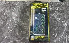 Купить Сетевой фильтр Power Socket 3.4A 3 розетки б/у , в Санкт-Петербург Цена:490рублей