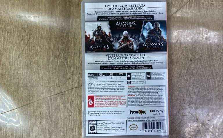 Nintendo swaitch lite игра трилогия асасин