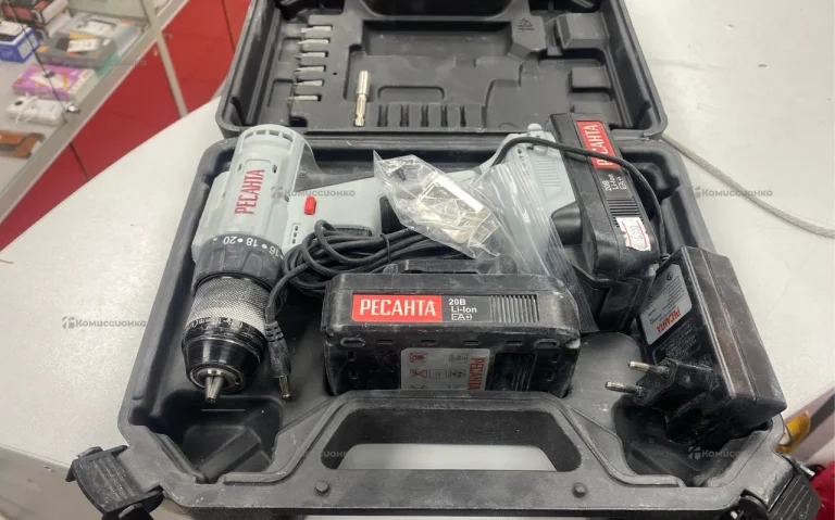 дрель шуруповёрт ресанта да-20-2лк