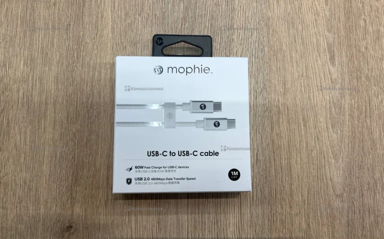 Кабель Mophie Type-C to Type-C 60W 1m White