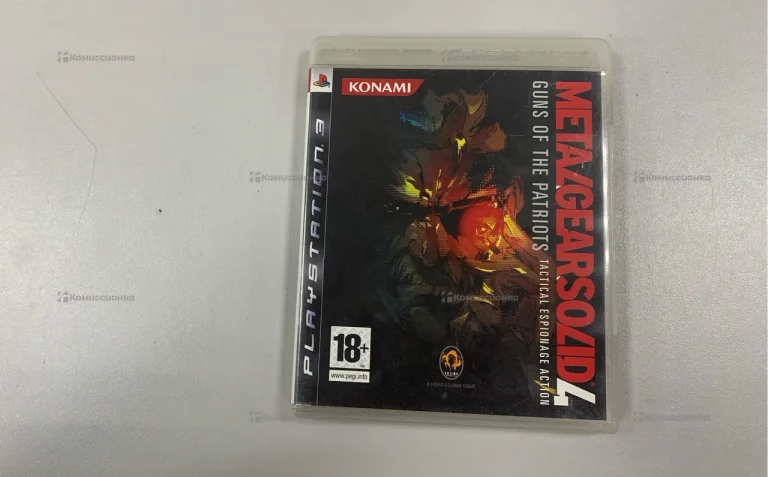 диск ps3 metal gears solid 4