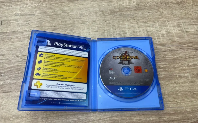 диск ps4 god of war 3