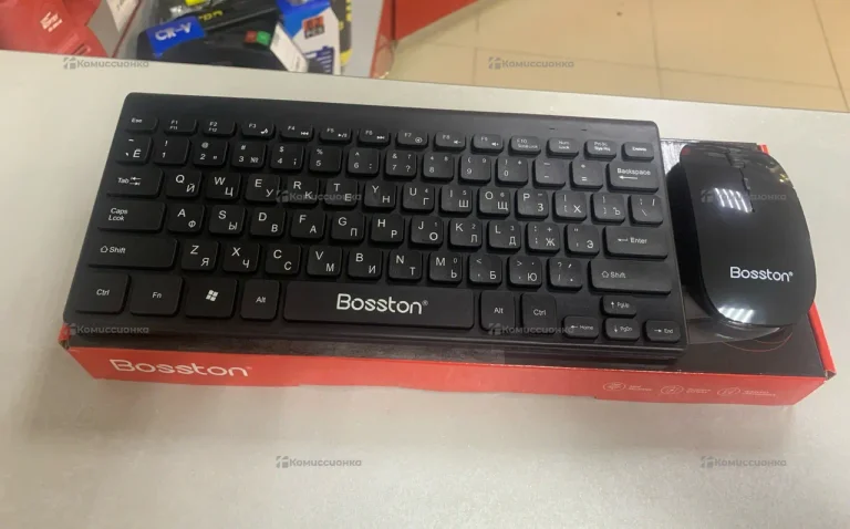 Клавиатура и мышка беспроводная игровая Bosston WS550 (черный)