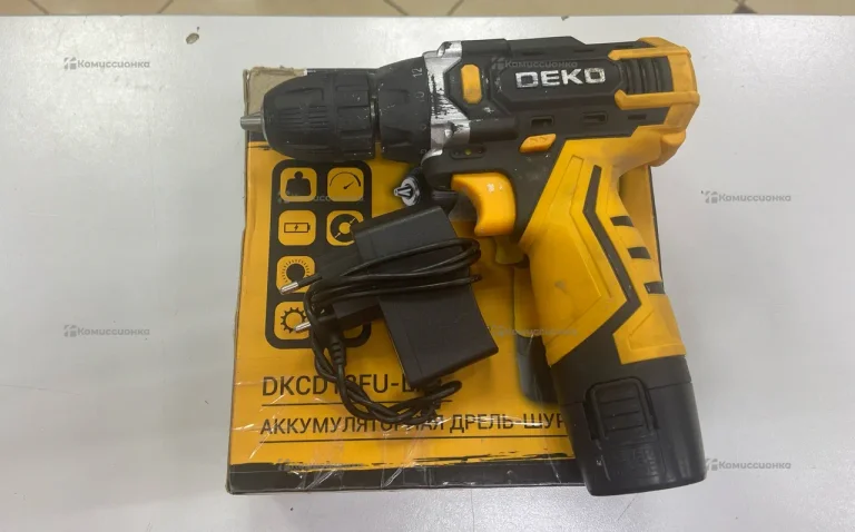 Аккумуляторная дрель-шуруповерт DEKO DKCD12FU-Li
