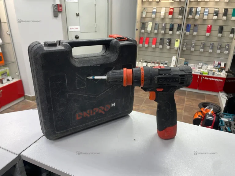 Дрель шуруповерт Dnipro-M CD-120HQ