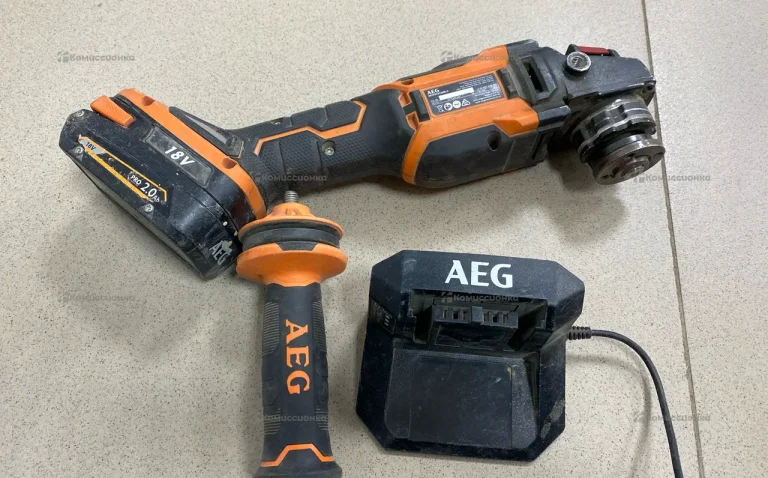 УШМ  аккумуляторная AEG BEWS18125BLC