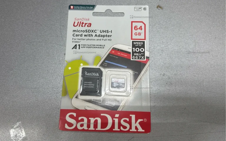Карта памяти Micro SD 64 гб Sandisk Ultra