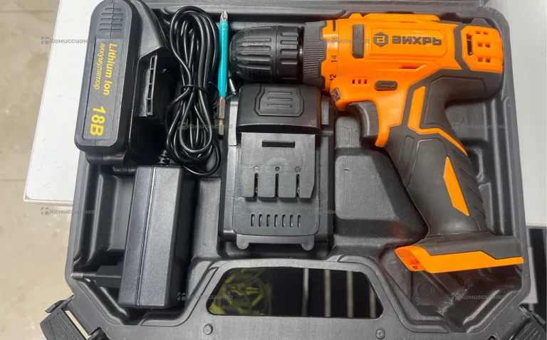 Дрель-шуруповерт ВИХРЬ ДА-18Л-2К
