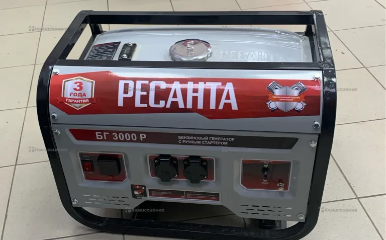 Бензогенератор РЕСАНТА бг 3000 р