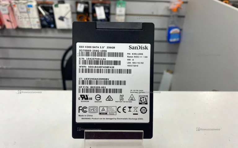 SSD X300 sata 2.5 SanDisk 256 gb