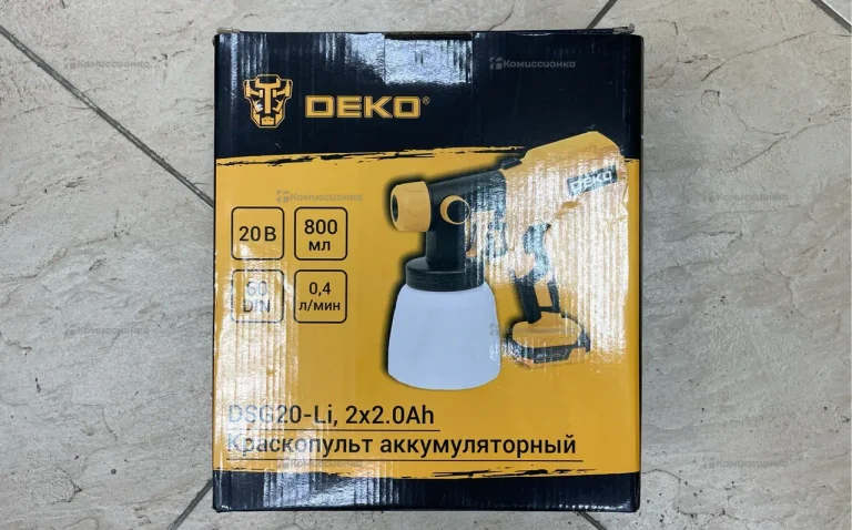 Аккумуляторный Краскопульт Deko DSG20