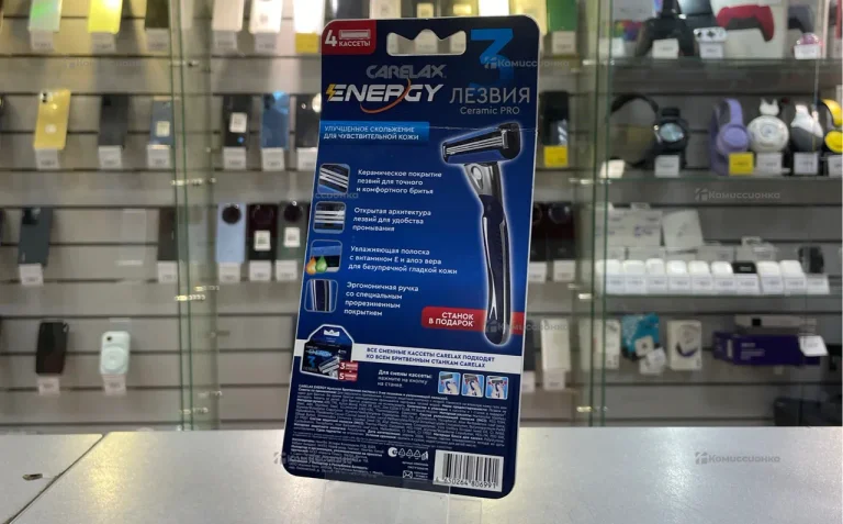 Станок и лезвия Carelax energy