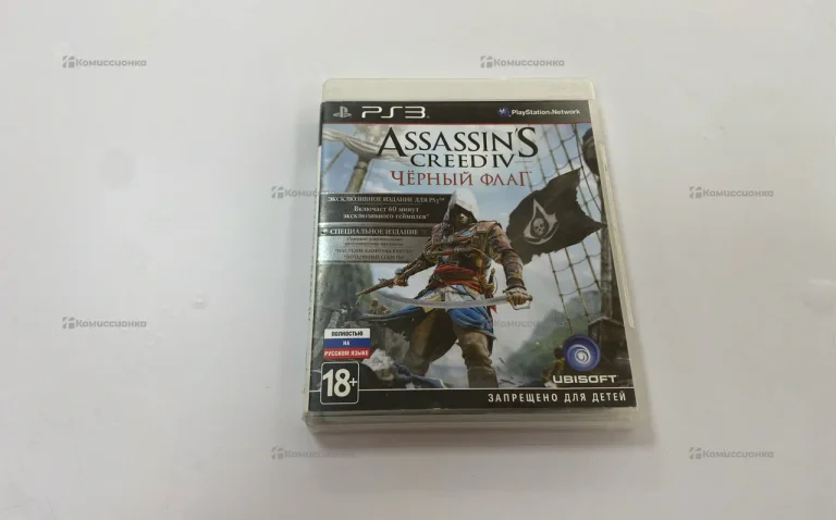 PS3. диск Assassin’s Creed IV черный флаг
