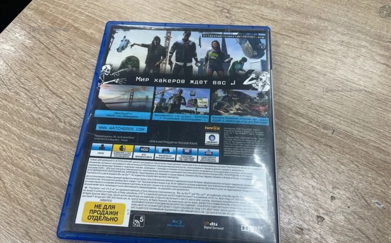 PS4. Диск ps4 WATCH DOGS 2