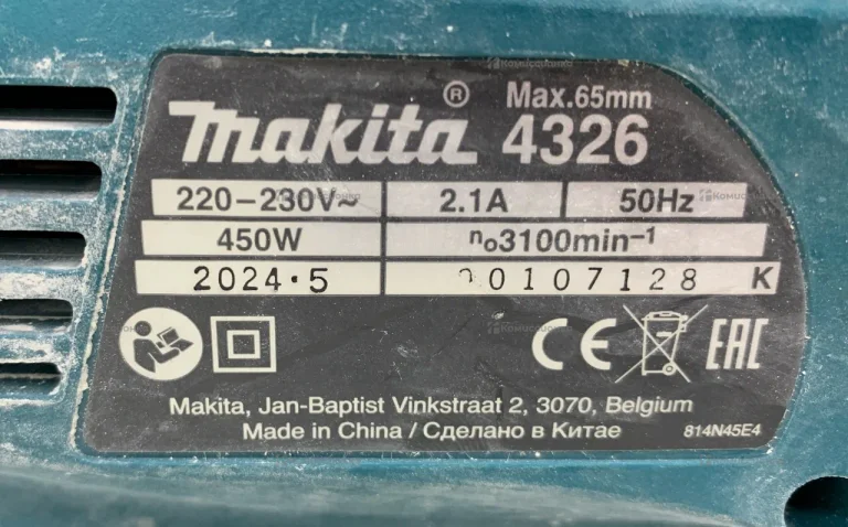 Электролобзик makita 4326