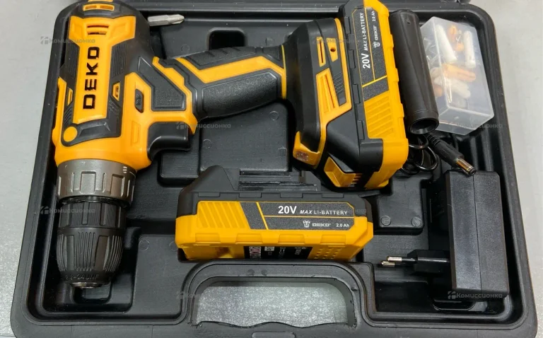 Аккумуляторная дрель-шуруповерт DEKO 20V DKCD20FU