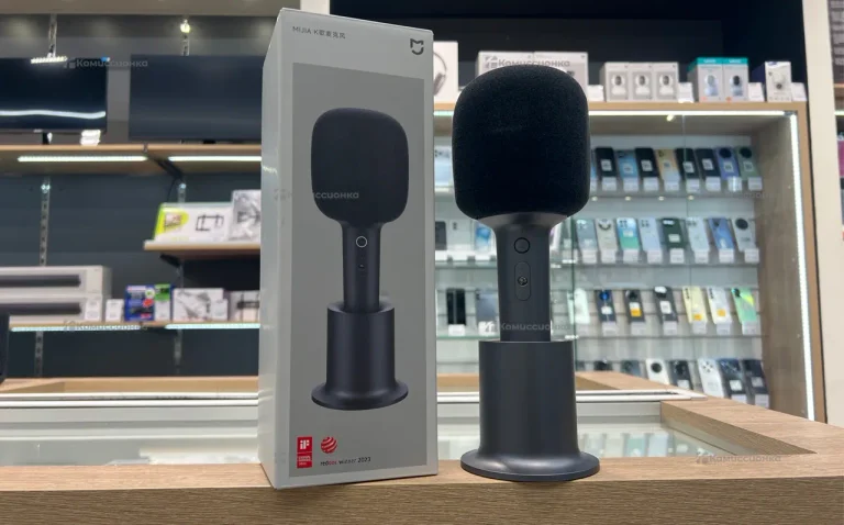 Беспроводной микрофон для вокала и караоке Xiaomi KTV XMKGMKF01YM CN (черный, серый)