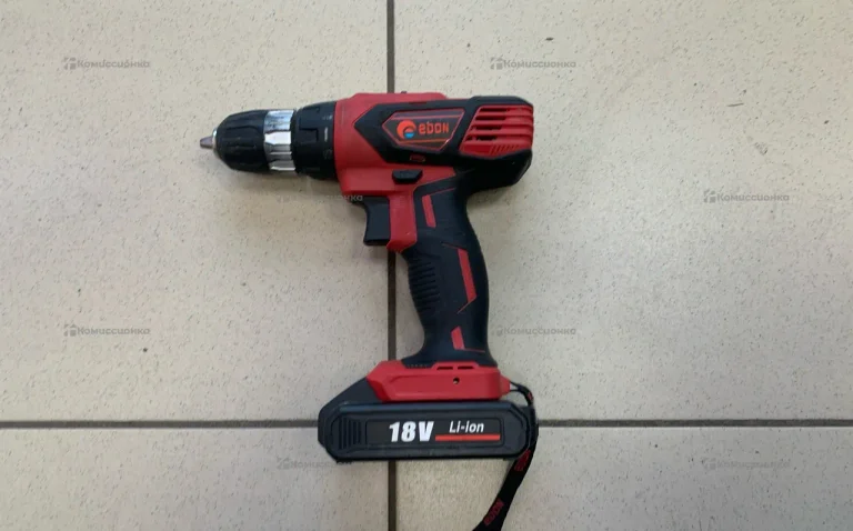 Аккумуляторная дрель шуруповерт Edon AD-18C