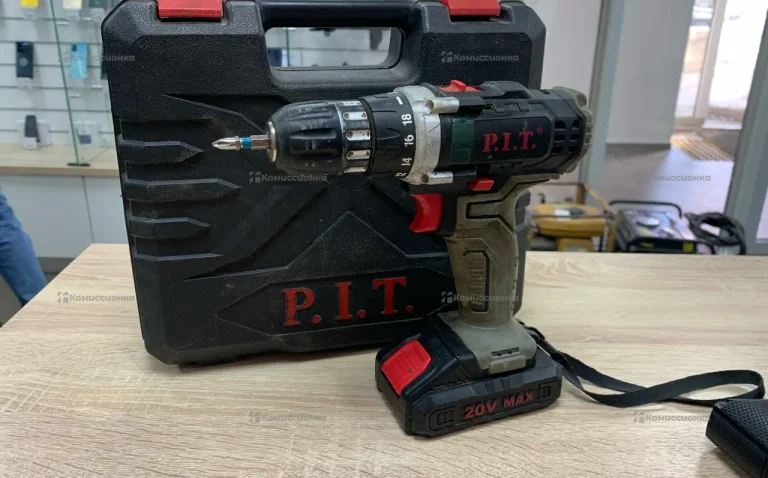Дрель ударная аккумуляторная P.I.T. PSR18-D1