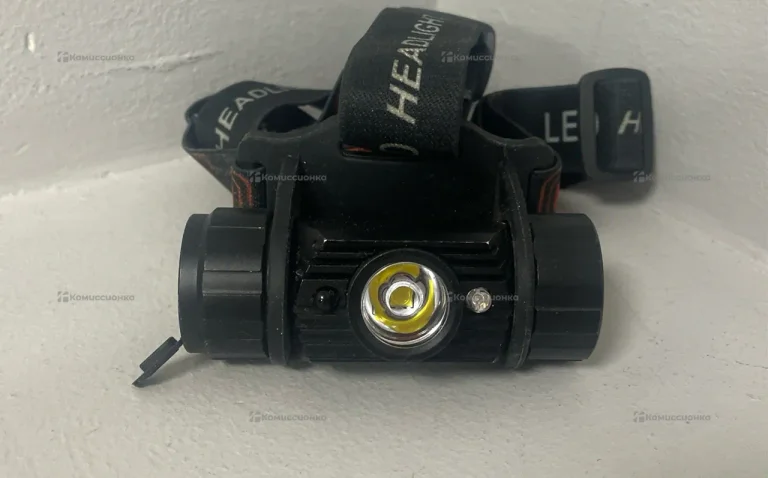 Налобный фонарь металлический