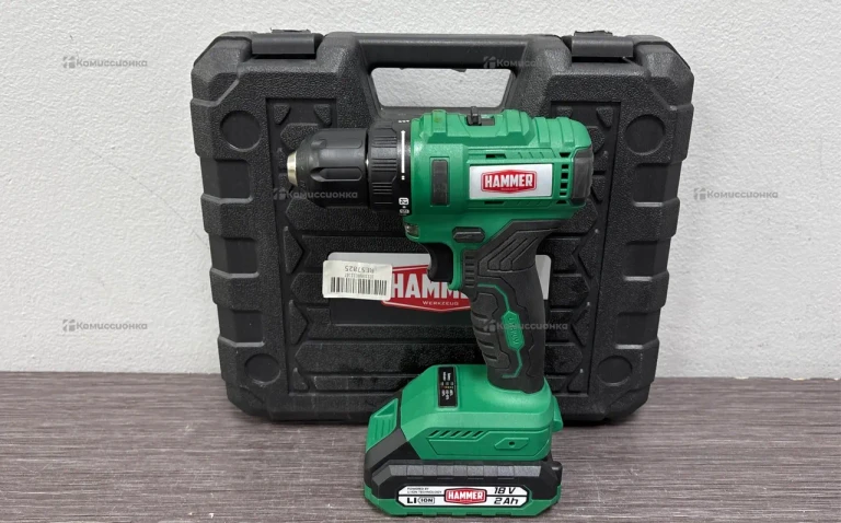 Дрель-шуруповерт аккумуляторная Hammer ACD18BL 216-025