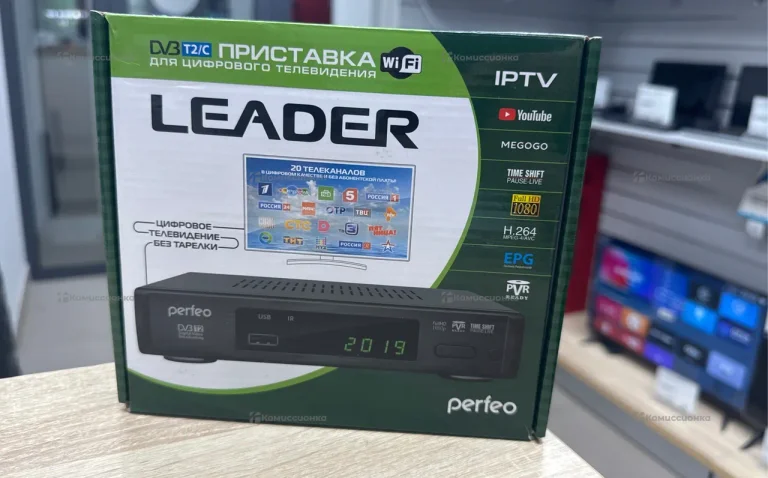 Приставка для цифрового телевидения Leader perfeo