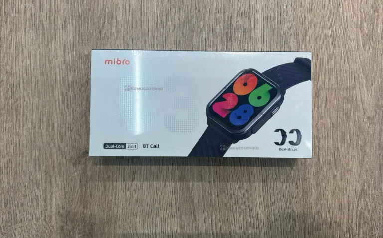 Умные часы Xiaomi Mibro C3?XPAW014?EU (С русским языком+ 2 ремешки) (темно-синий)