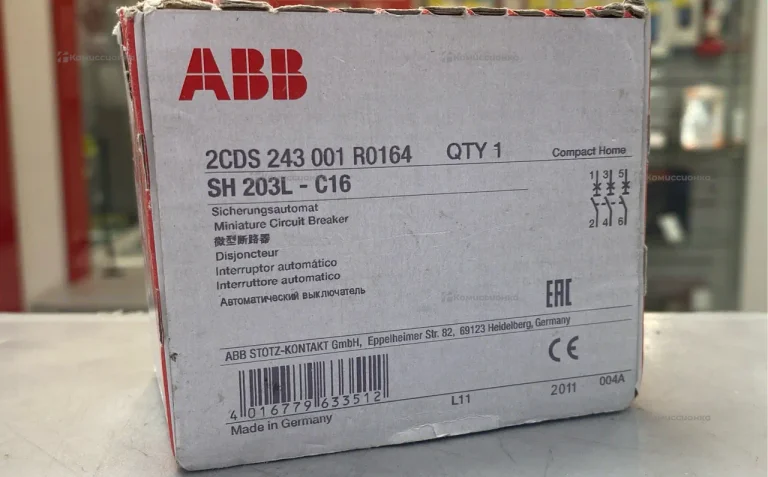 Автоматический выключатель мод. 3 п С 16А SH203L 4