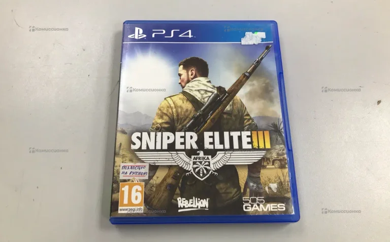 . Диск PS4 Sniper Elitech lll