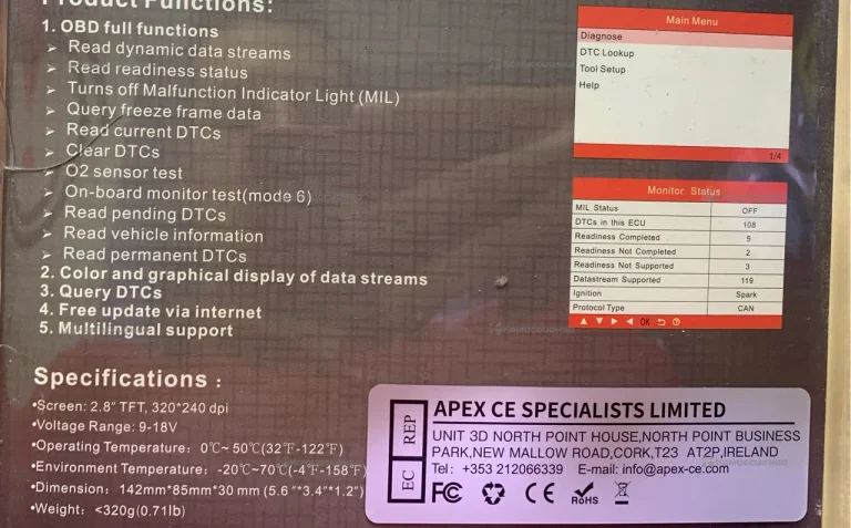 Launch Creader CR5001