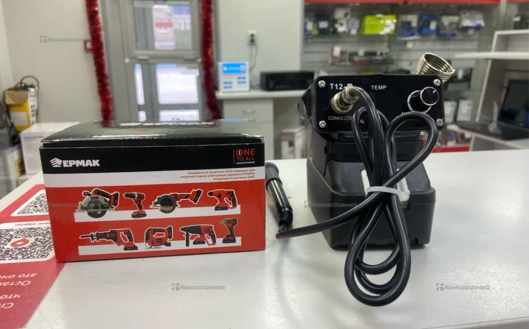 Паяльник черный  + зарядное устройство