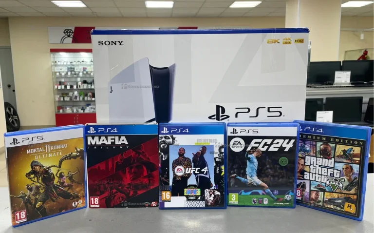 Приставка PlayStation 5 Slim с дисководом 1TB