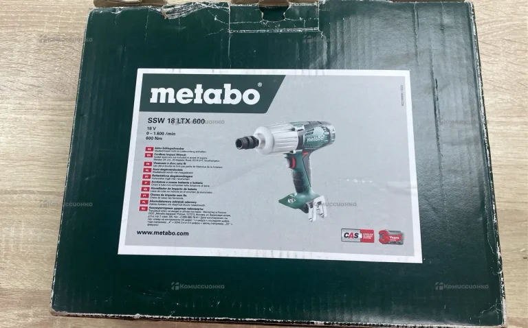 Гайковерт Metabo SSW 18 LTX 600