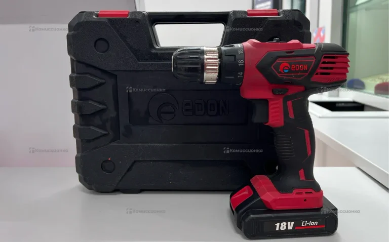Аккумуляторная дрель шуруповерт Edon AD-18C