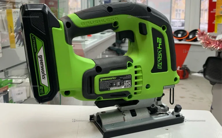 Аккумуляторный лобзик Greenworks GD24JS