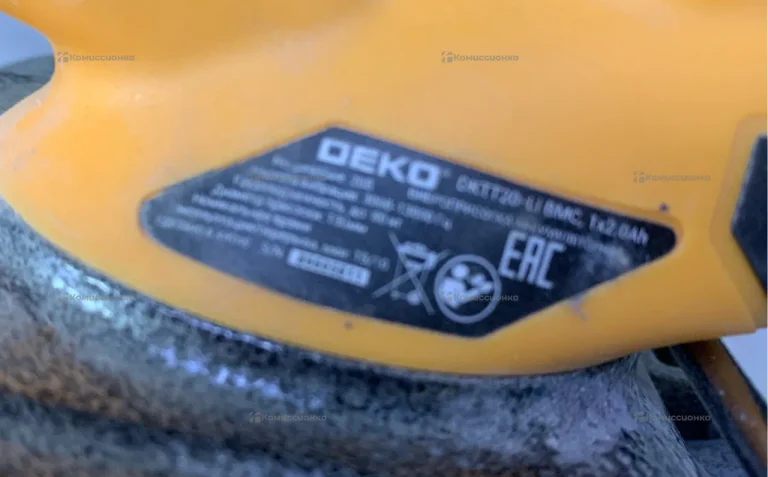 Виброприсоска аккумуляторная Deko DKTT20-Li