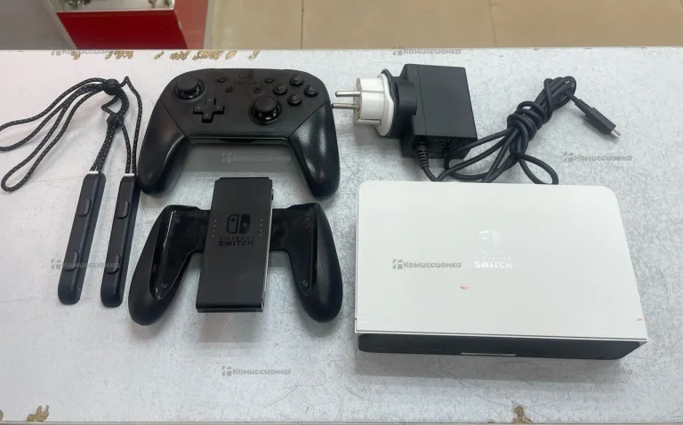 Приставка Nintendo switch oled 64gb+флешка 256gb(п