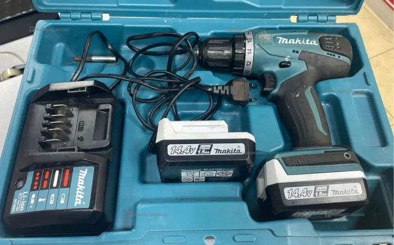 Дрель-шуруповерт makita DF347DWE