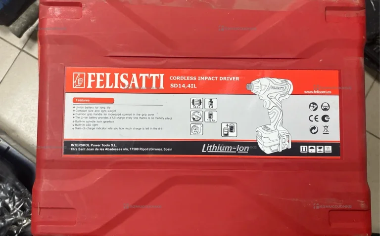 шуруповерт SD14.4IL шуруповерт Felissati SD14.4IL