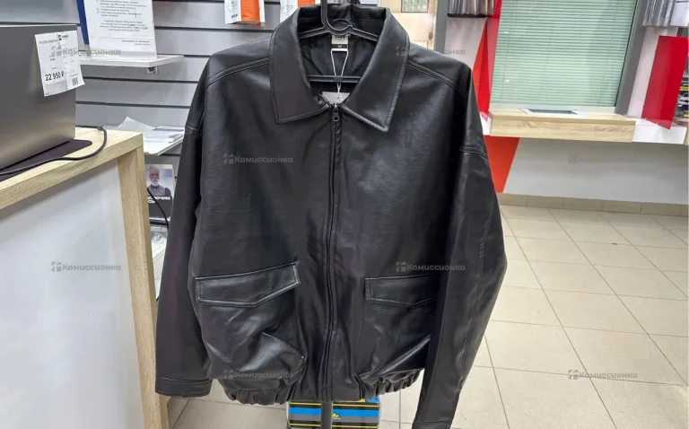 Куртка кожзам. СИН размер М