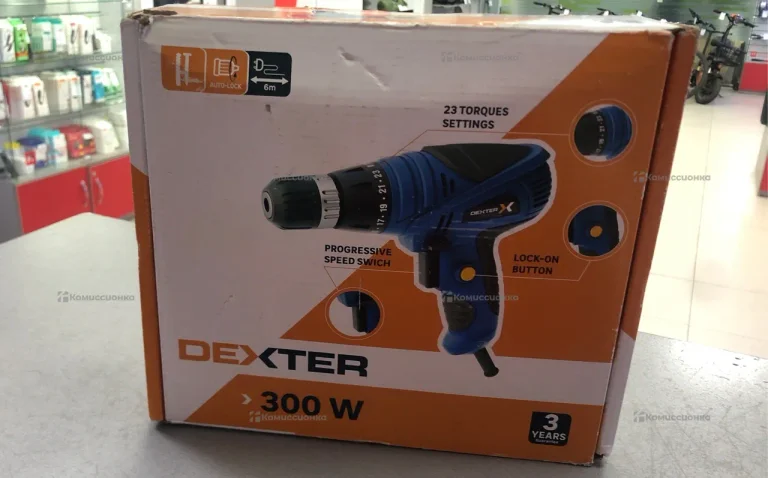 Дрель шуруповерт Dexter 300SD2-23.5