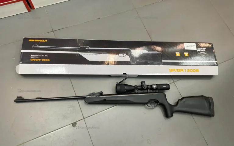 пневматический пистолетSnow peak sr gr 1200s с прицелом  3-12x42adac