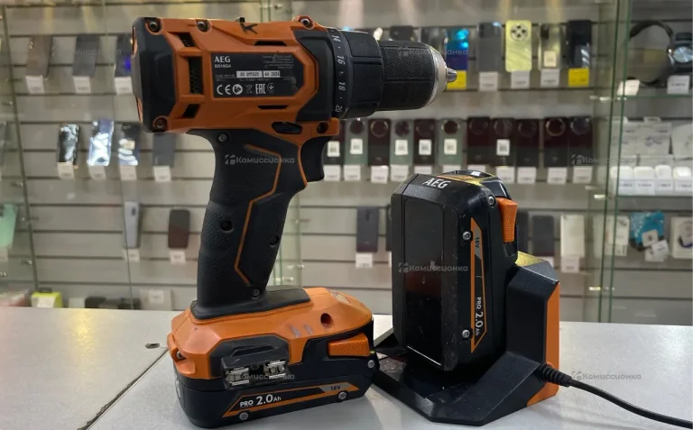 Аккумуляторная дрель-шуруповерт AEG BS18G4-202C