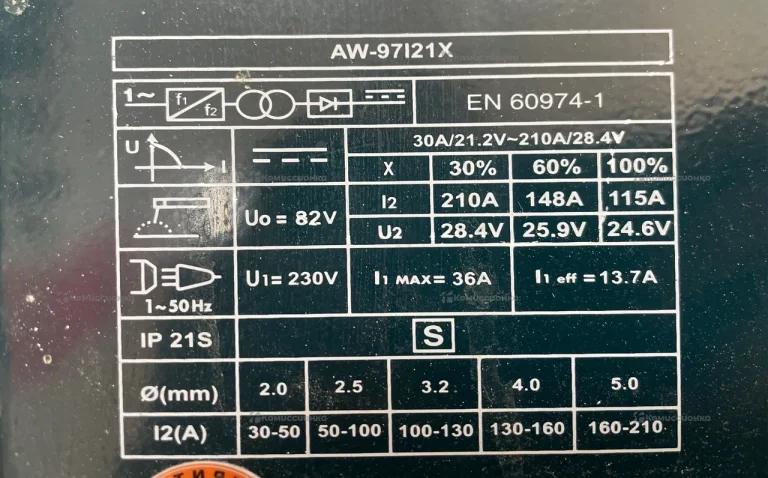 Сварочный аппарат BauMaster AW-97I21X