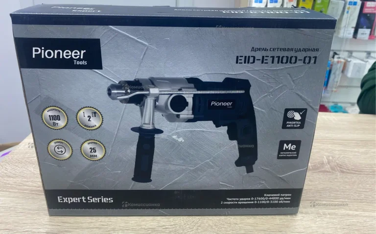 Дрель pioneer e1100-01