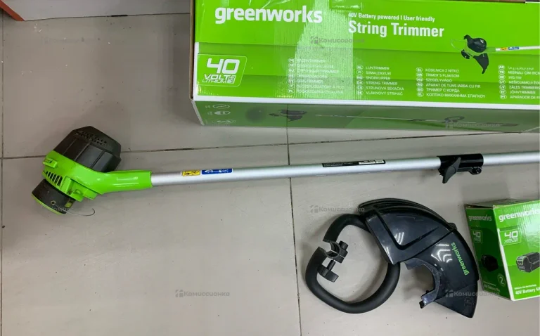 триммер аккумуляторный Greenworks G40lt