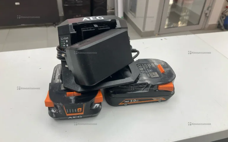 2 АКБ и ЗУ AEG l1820s