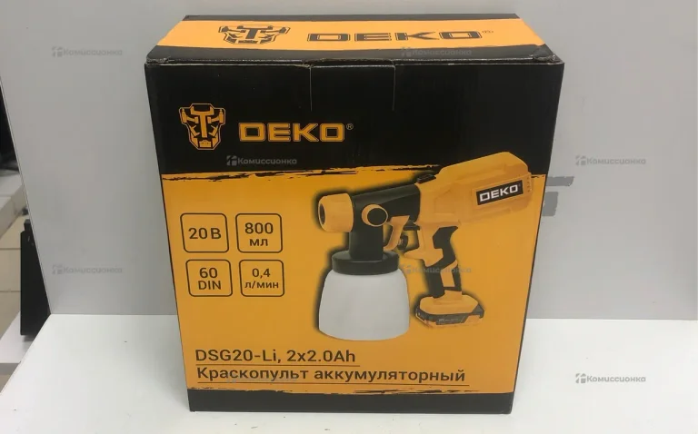 Аккумуляторный Краскопульт Deko DSG20